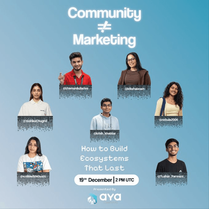 Aya Community Twitter Space